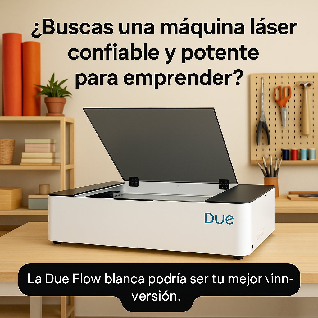 Cortadora y grabadora Láser CO2 Due Flow